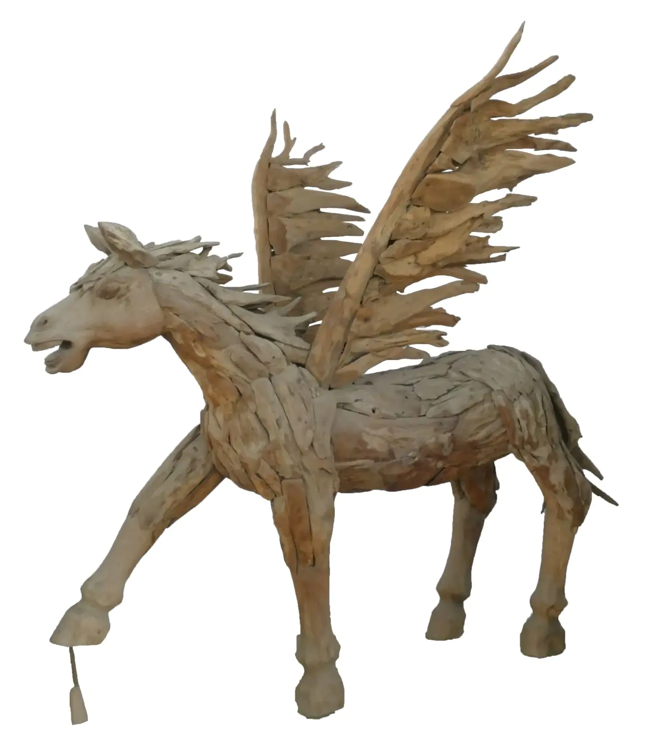  Product image 2 of the product “Mythical Pegasus - Horse with Wings. The wings are removable. About 180cm length and 161cm height. ”